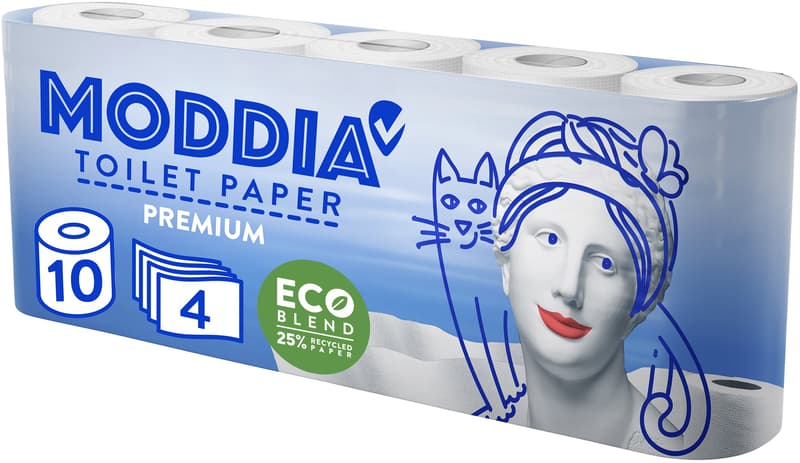 Moddia Toilettenpapier 4-lagig
