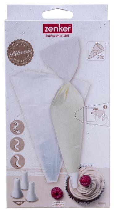 ZENKER Einwegspritzbeutel+3Tüllen SBBOX