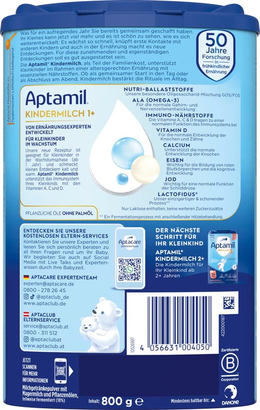 APTAMIL Pronutra childrensmilk 1+
