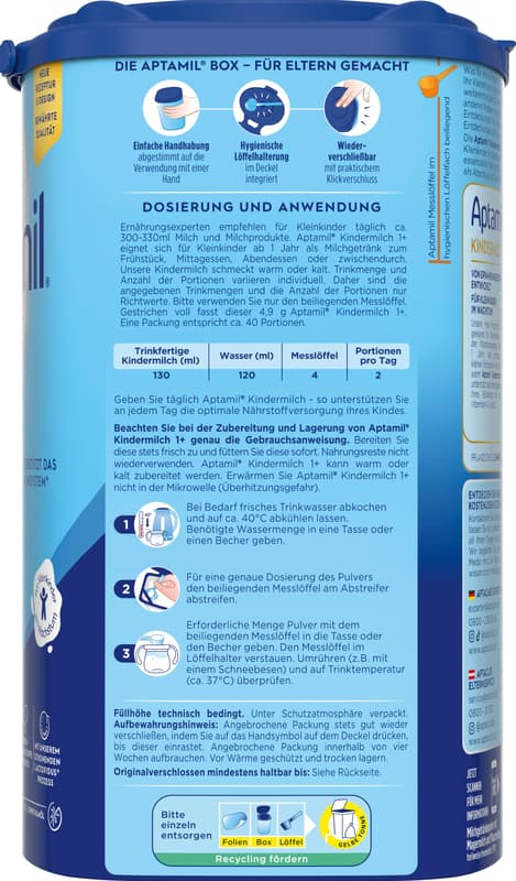 APTAMIL Pronutra childrensmilk 1+