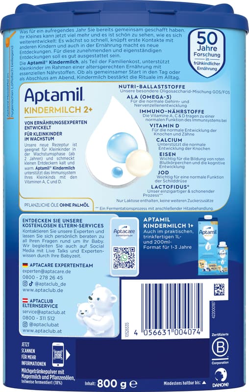 APTAMIL Pronutra childrensmilk 2+