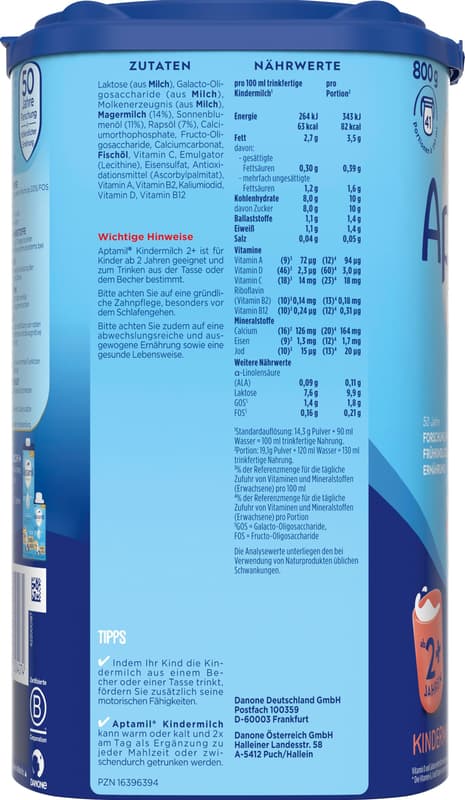 APTAMIL Pronutra childrensmilk 2+