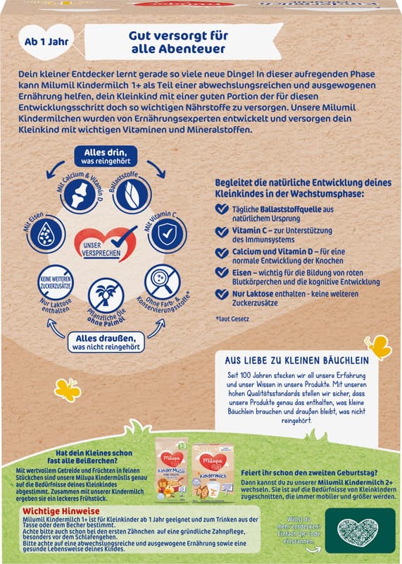 Milupa Milumil childrens milk 2+