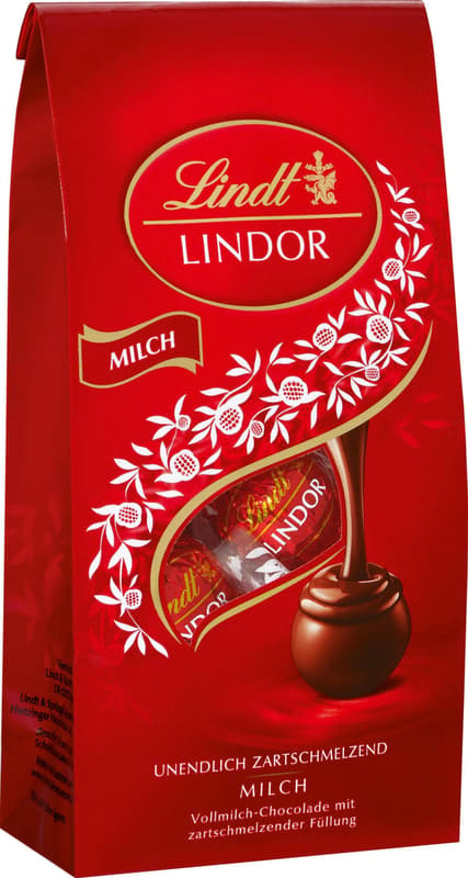 Lindt LINDOR Bag Milk