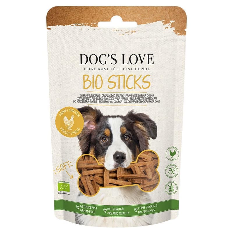 DOG'S LOVE SOFT Sticks BIO Chicken