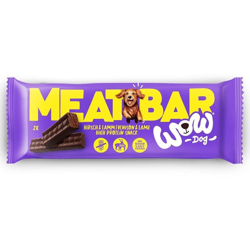 WOW DOG Meat Bar Venison & Lamb