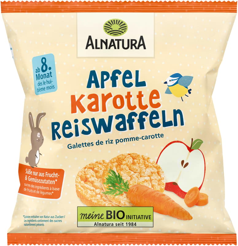 Alnatura Apple Carrot Rice Cakes