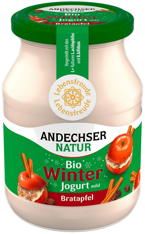 Andechser BIO Winter-Yogurt mild Baked Apple 3. 8%
