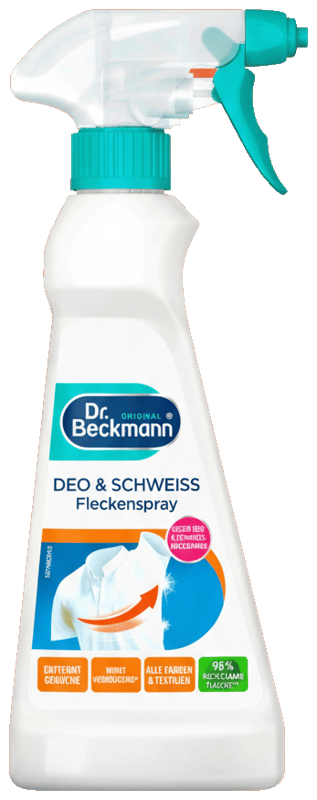 Dr. Beckmann Deodorant and Sweat Stain Spray 250 ml Biocidal Product