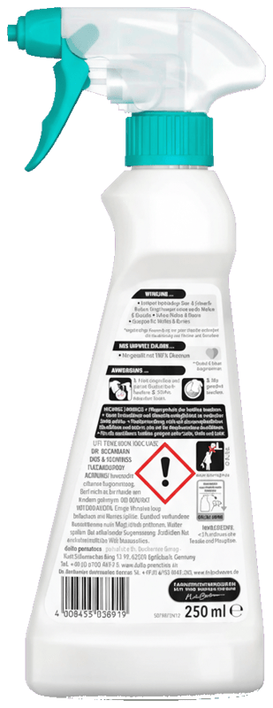 Dr. Beckmann Deodorant and Sweat Stain Spray 250 ml Biocidal Product