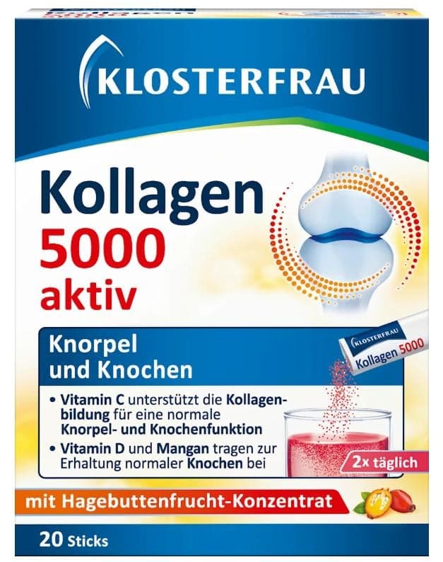 Klosterfrau Collagen 5000 Drinking Granulate Sticks, 20 pieces