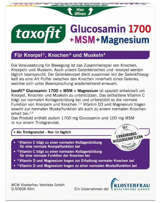 Taxofit Glucosamine 1700 + MSM + Magnesium
