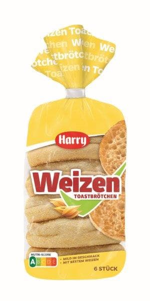 Harry Weizen Toastbrötchen 6 Stück