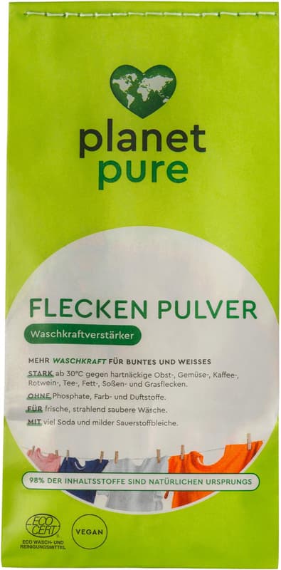 Planet Pure Fleckenpulver Waschkraftverstärker