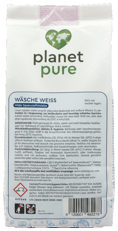 Planet Pure Wäscheweiss Milde Sauerstoffbleiche