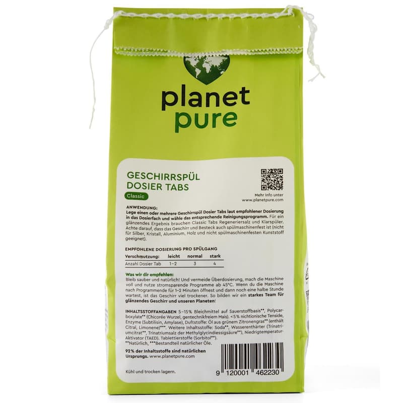 Planet Pure Geschirrspül Dosier Tabs