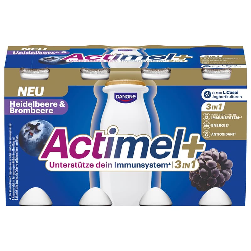 Actimel 3in1 Blueberry-Blackberry