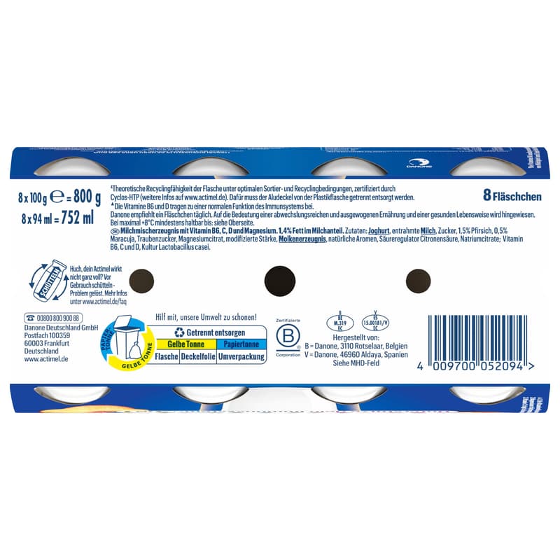 Actimel Peach Passionfruit