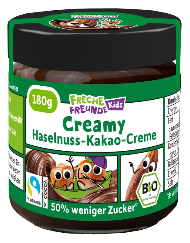 Freche Freunde Kids Organic Creamy Hazelnut and Cocoa Spread