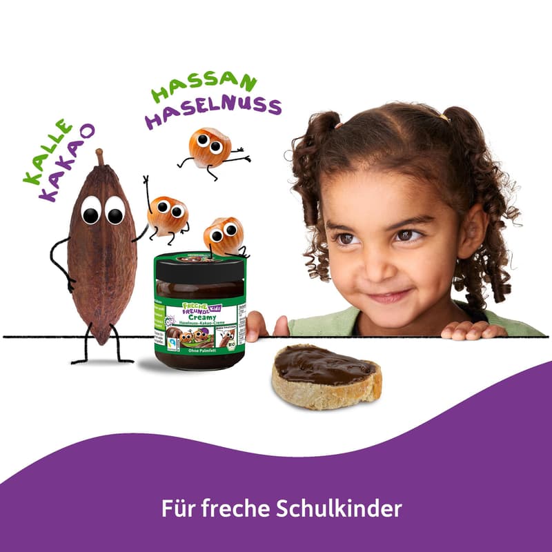 Freche Freunde Kids Organic Creamy Hazelnut and Cocoa Spread