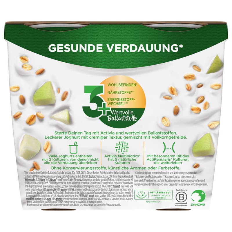ACTIVIA Pear-Cereals