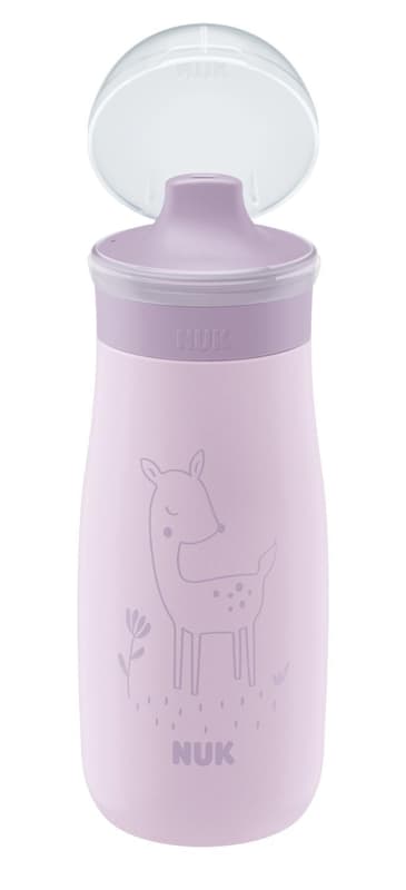 NUK Mini-Me Sip Cup Stainless Steel, Deer (Lilac)