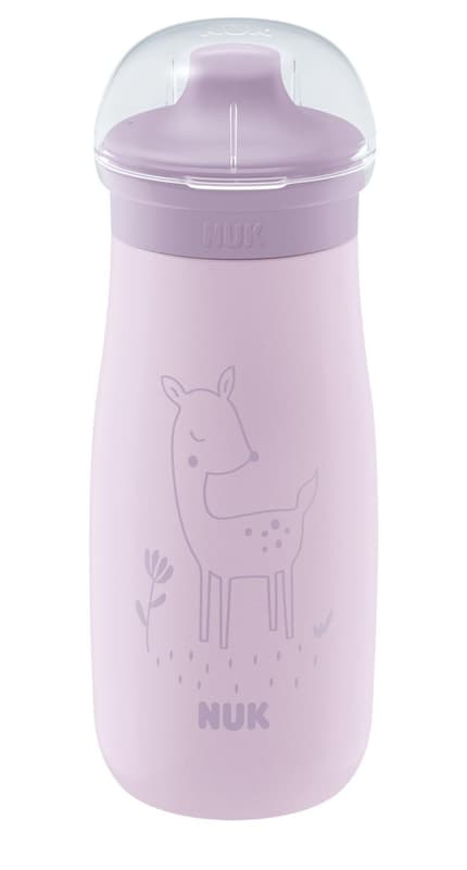 NUK Mini-Me Sip Cup Stainless Steel, Deer (Lilac)