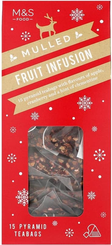 Marks & Spencer 15 Mulled Fruit Infusion Pyramid Teabags