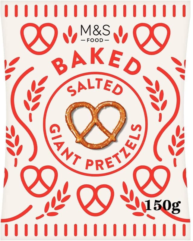 M&S Large Wheat Pretzels with Sea Salt
