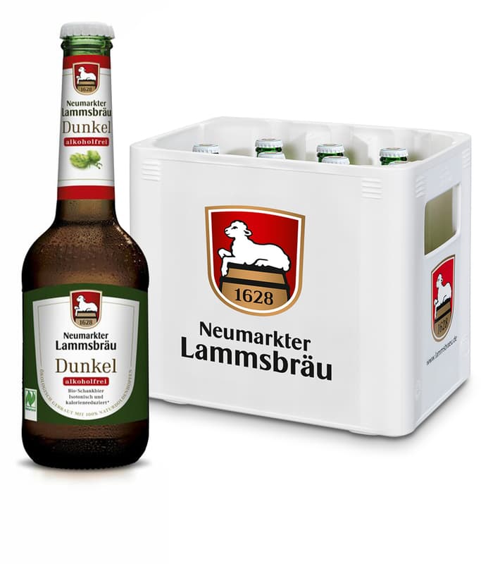 Lammsbräu BIO Dunkle Alkoholfrei Kiste 10x0,33 l (MEHRWEG)