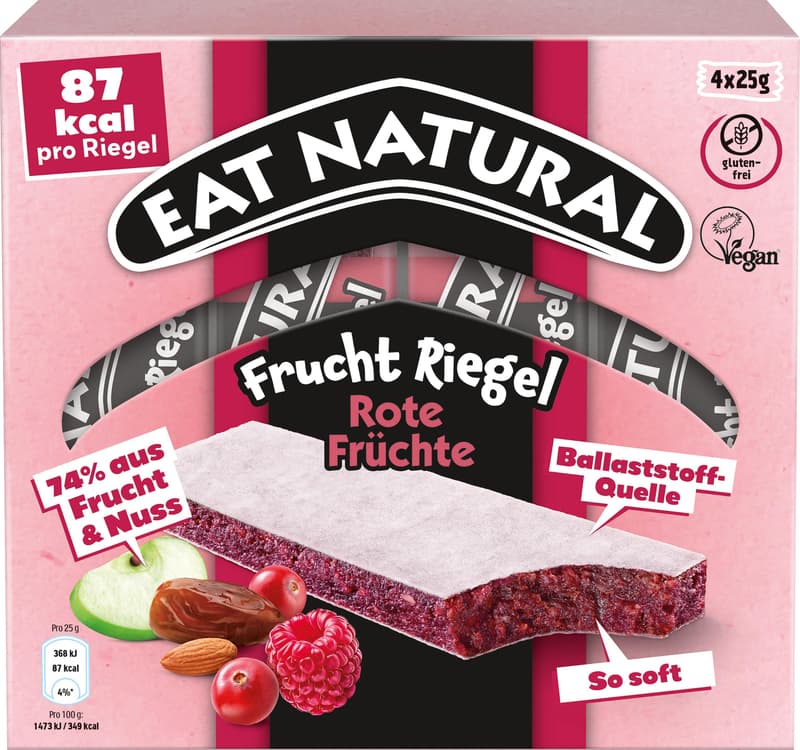 Eat Natural Frucht Rote Früchte 4er