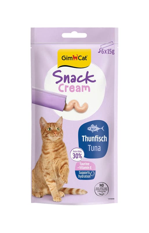 GimCat Snack Cream Tuna 6 x 15 g