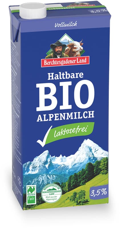 Berchtesgadener Land organic UHT milk 3.5% lactose-free