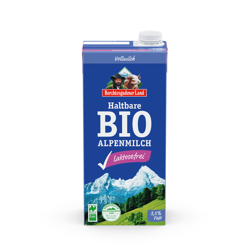 Berchtesgadener Land BIO Haltbare Milch 3. 5% laktosefrei