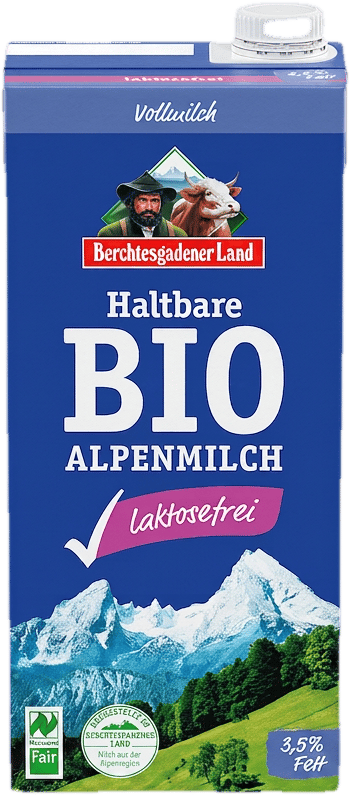 Berchtesgadener Land BIO Haltbare Milch 3. 5% laktosefrei