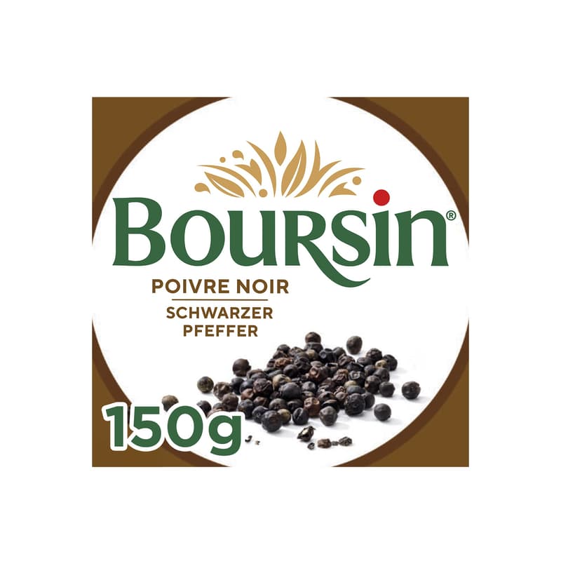 Boursin Frischkäse schwarzer Pfeffer