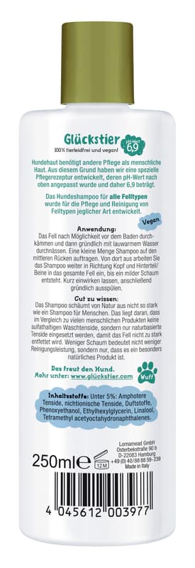 Glückstier Dog Shampoo