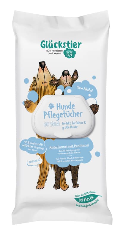 Glückstier Dog Grooming Wipes