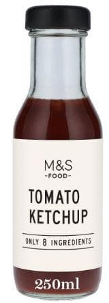 Marks & Spencer tomato ketchup with agave syrup