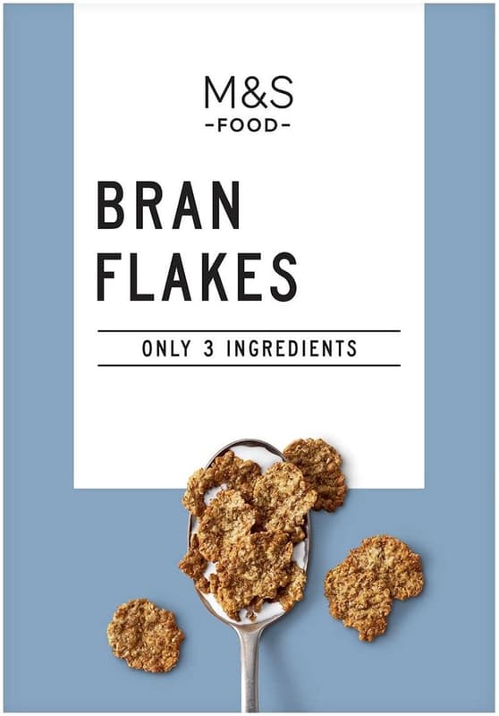 Marks & Spencer whole wheat flakes and barley malt extract