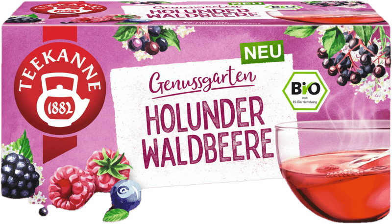 Teekanne BIO Genuss Holunder Waldbeer