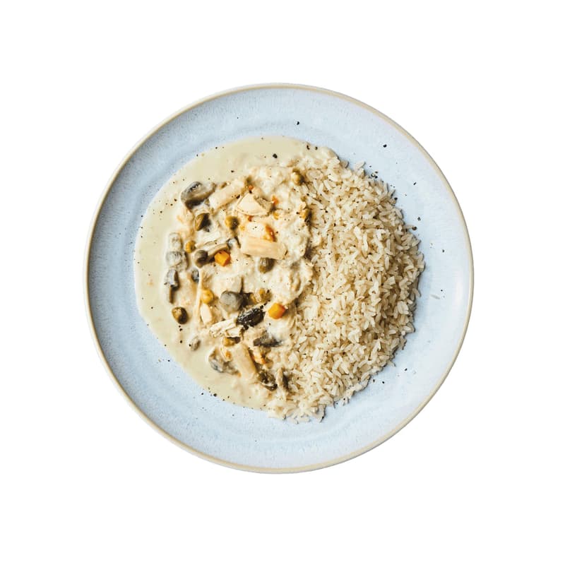 Freshfoodz Chicken Fricassee with long-grain rice