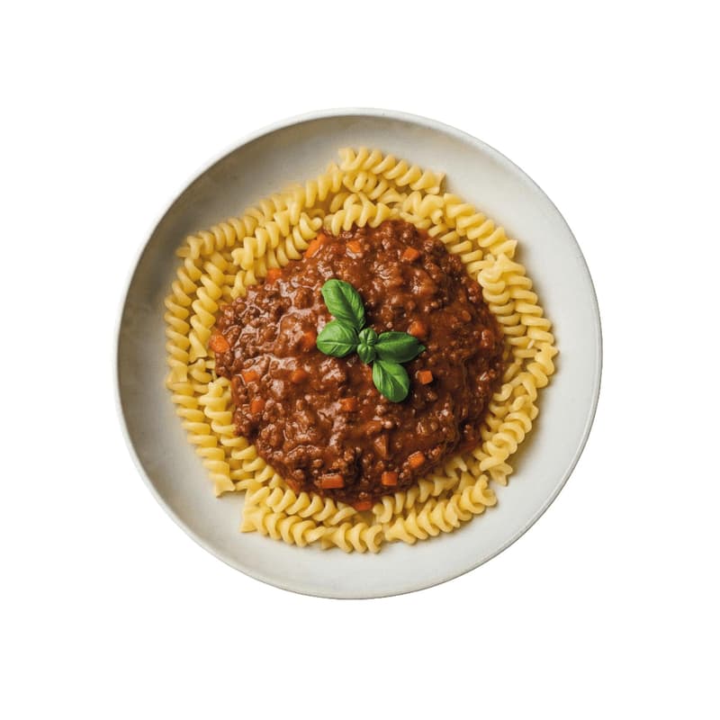 Freshfoodz spirelli with beef bolognese