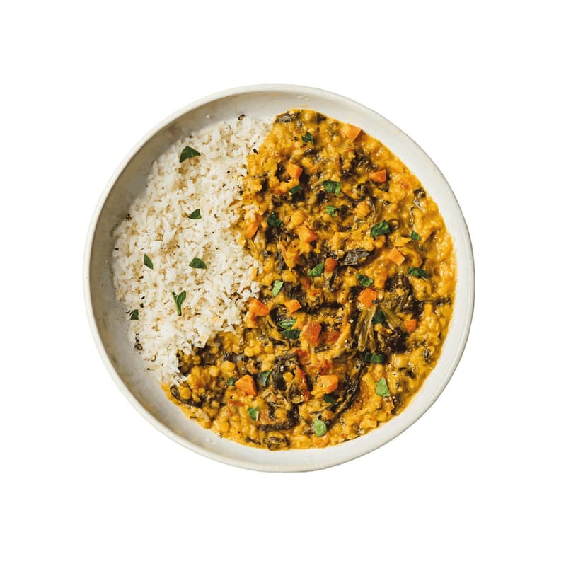 Freshfoodz pumpkin and lentil dal with basmati rice