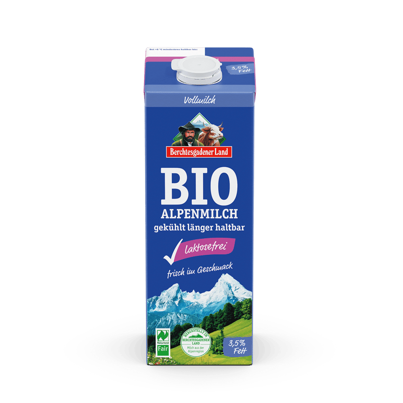 Berchtesgadener Land organic fresh milk 3.5% lactose-free