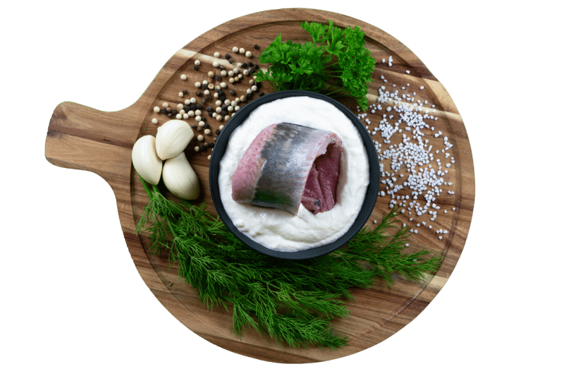 Kropp Matjesfilet in Sauce