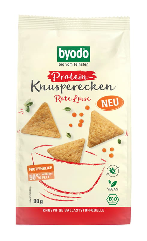 Byodo BIO Protein Crunchy Corners Red Lentil