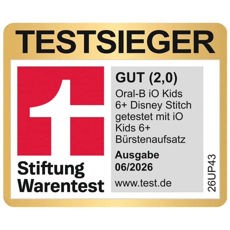 Oral-B iO Kids 6+ mit Reiseetui Stitch