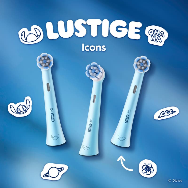 Oral-B Aufsteckbürsten iO Kids Stitch 4er