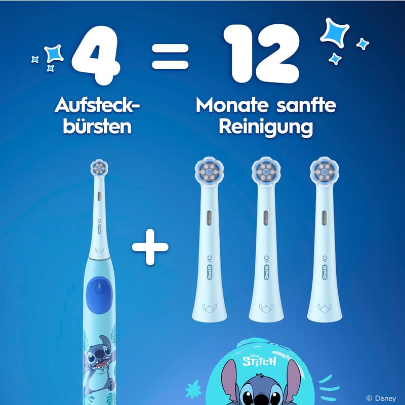 Oral-B Aufsteckbürsten iO Kids Stitch 4er